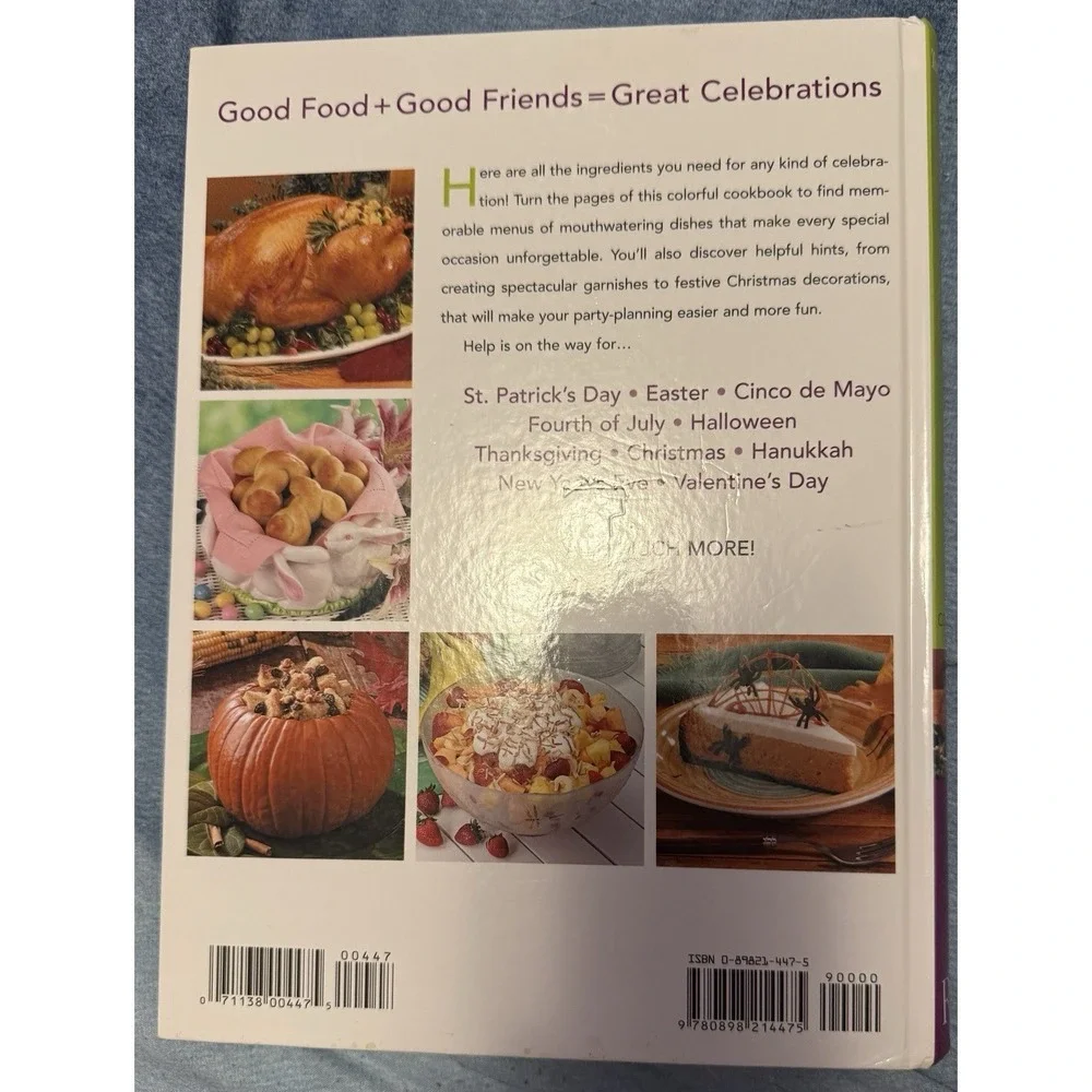 Taste of Home: Celebrations Cookbook- A Year Full of Recipes for Every Oc - GOOD